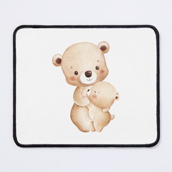 Item preview, Watercolor Mother and Baby Bear - Adorable Spring designed and sold by FuzionRaptor.