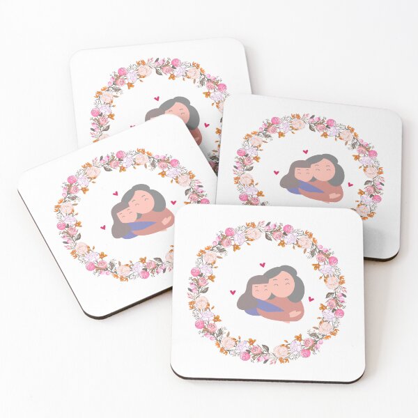 Item preview, Mother and Daughter Love – Heartwarming Mom Hug Design designed and sold by gluxdesing.