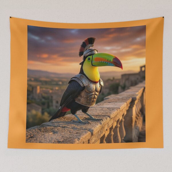 Item preview, Roman Toucan Centurion Keeps His Eyes Peeled  designed and sold by Tridentulus.