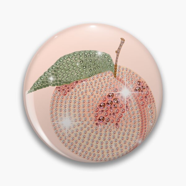 Item preview, Everyday Gliittercore | Bejeweled Peach Disco Fruit designed and sold by Parasocialite.