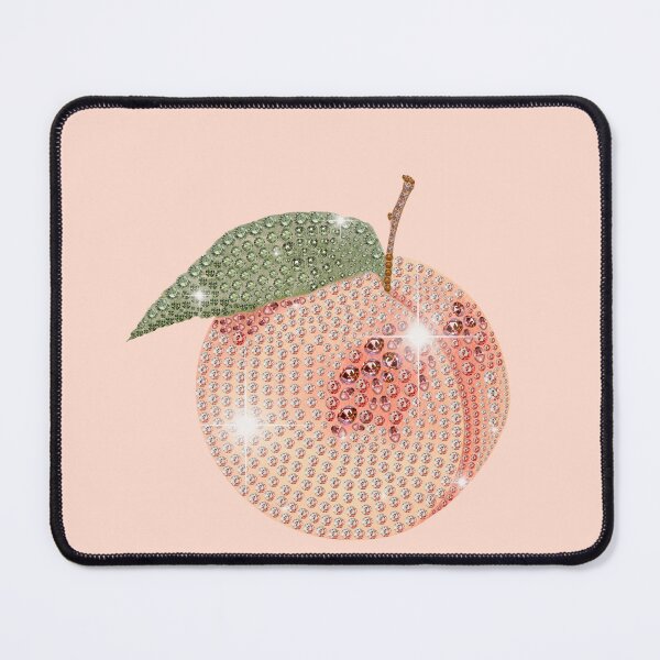 Item preview, Everyday Gliittercore | Bejeweled Peach Disco Fruit designed and sold by Parasocialite.