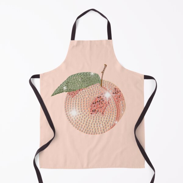 Item preview, Everyday Gliittercore | Bejeweled Peach Disco Fruit designed and sold by Parasocialite.