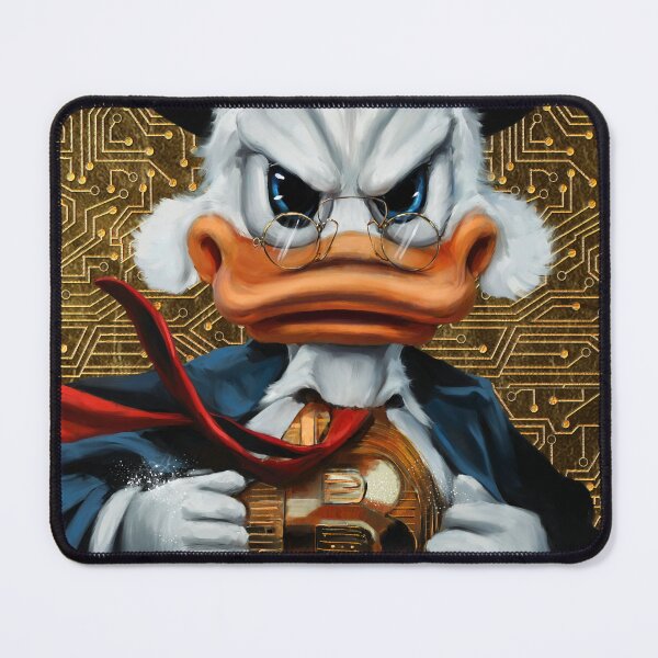Item preview, Crypto Duck Billionaire — Bitcoin Superhero Digital Art designed and sold by boSHO STUDIO.