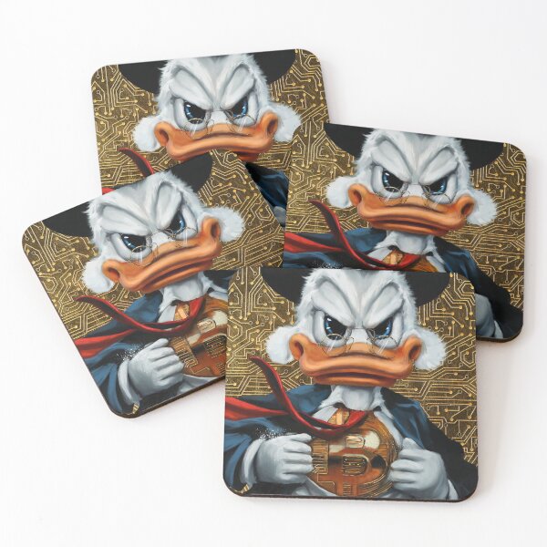 Item preview, Crypto Duck Billionaire — Bitcoin Superhero Digital Art designed and sold by boSHO STUDIO.