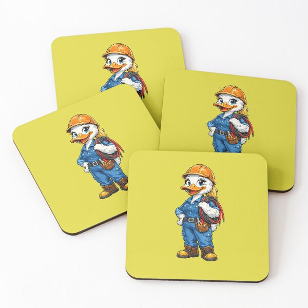 Item preview, Female Duck Electrician designed and sold by EverydayAnimals.