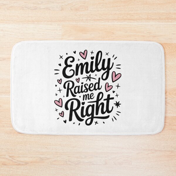 Item preview, Emily Raised Me Right Cute Minimal Mom Shirt designed and sold by VISO-art.