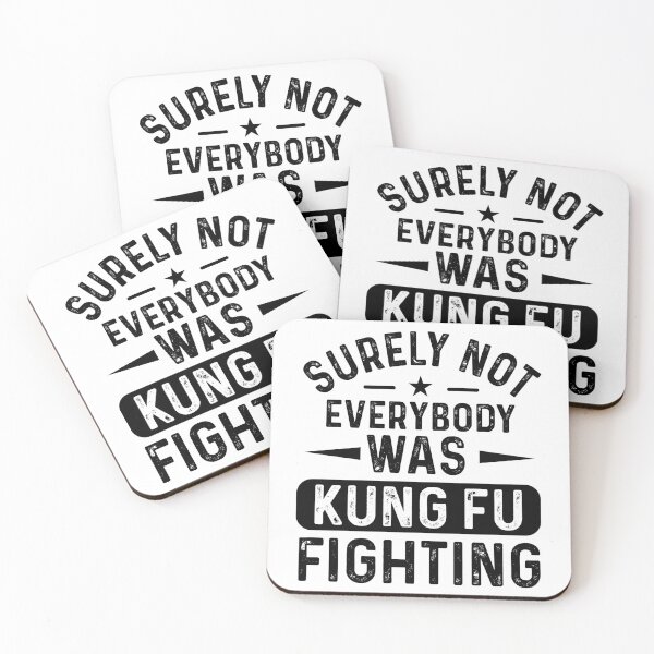 Item preview, Surely Not Everybody Was Kung Fu Fighting - Vintage Martial Arts Humor designed and sold by FightModeStudio.
