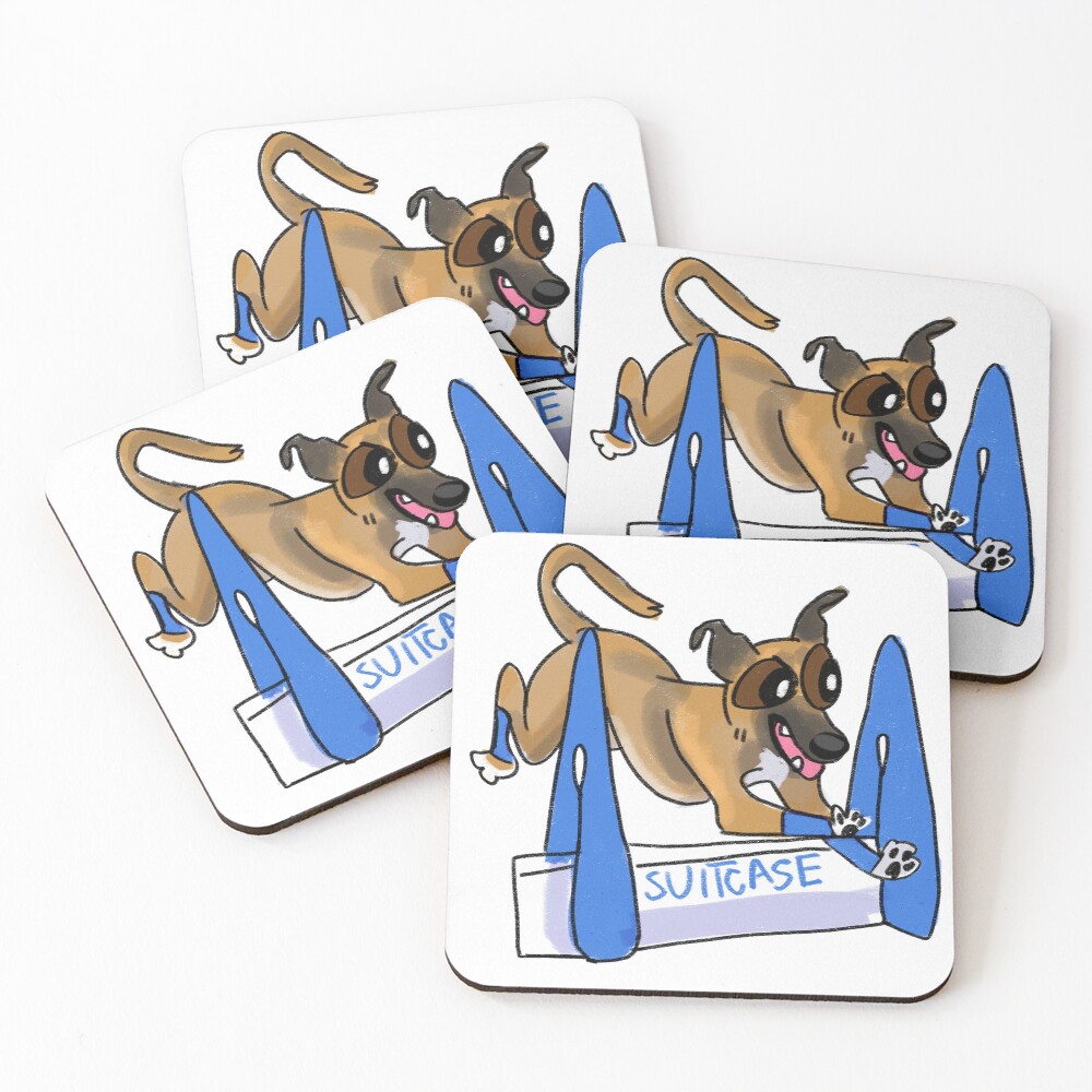 Item preview, Coasters (Set of 4) designed and sold by PerryPaws.