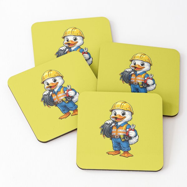 Item preview, Male Duck Electrician designed and sold by EverydayAnimals.