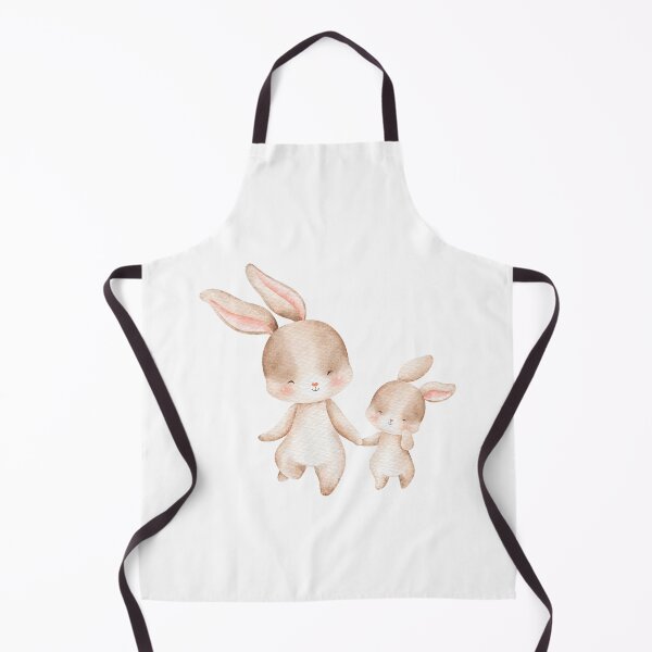 Item preview, Watercolor Mother and Baby Rabbit - Adorable Spring designed and sold by FuzionRaptor.