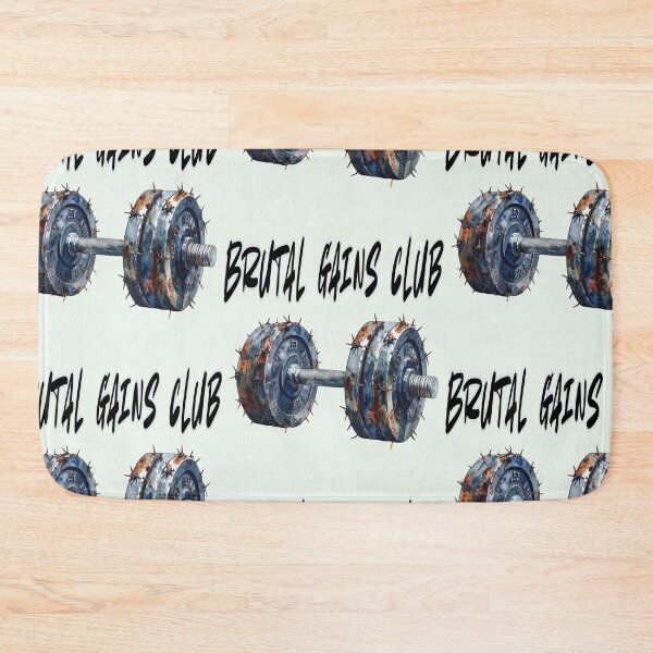 Item preview, Brutal Gains Club, barbed wire dumbbell designed and sold by LiskoDesign.