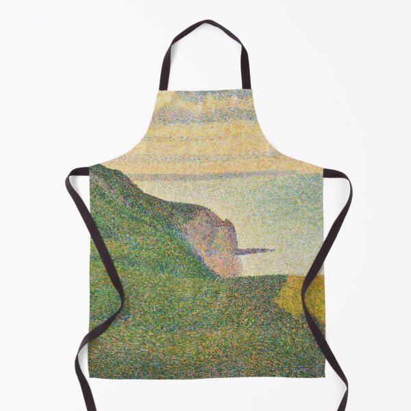 Item preview, Seascape at Port En Bessin Normandy by Georges Seurat: Coastal Pointillist Poster designed and sold by artofuniverse.