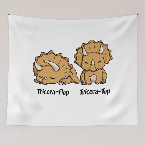 Item preview, TRICERATOP TRICERAFLOP! - Funny dinosaur for kids designed and sold by francoisville.