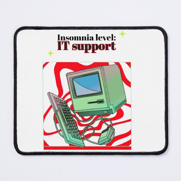 Item preview, Insomnia - IT Support designed and sold by Aura gems and jewelry.