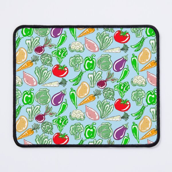 Item preview, Yummy Veggies With blue background designed and sold by missmann.