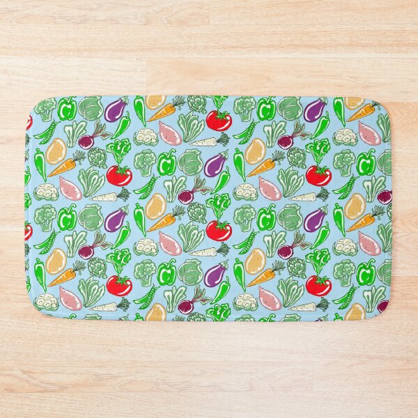Item preview, Yummy Veggies With blue background  designed and sold by missmann.