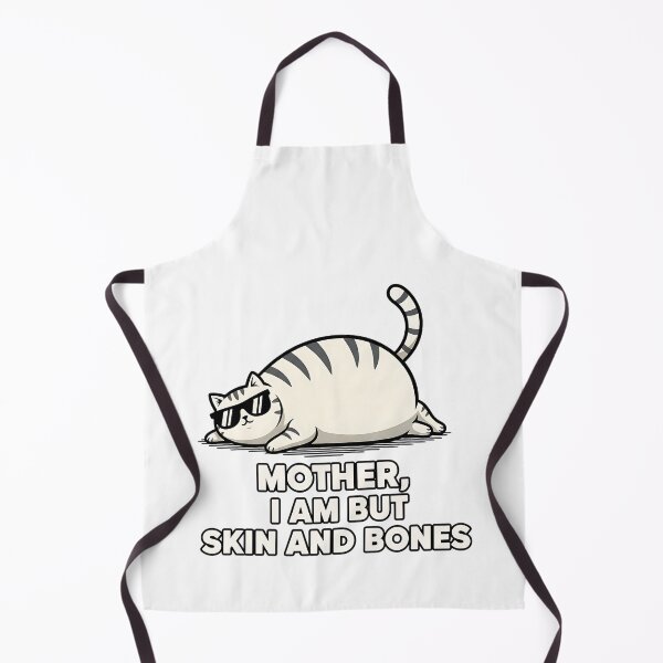 Item preview, cat mom funny skin and bones pet humor art designed and sold by ArtDesignTp.