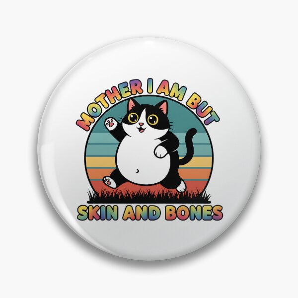 Item preview, skinny cat mom funny bones themed graphic designed and sold by ArtDesignTp.