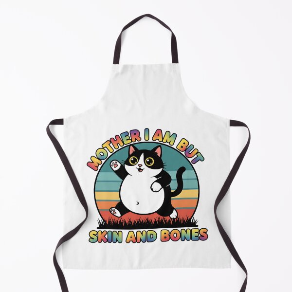 Item preview, skinny cat mom funny bones themed graphic designed and sold by ArtDesignTp.