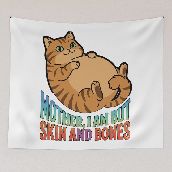 Item preview, funny cat mom bones joke cute pet design designed and sold by ArtDesignTp.