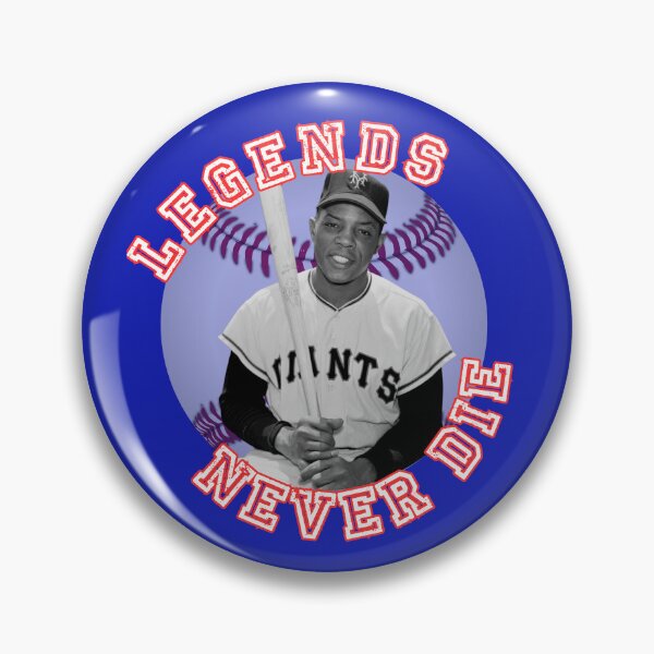 Item preview, Willie Mays Legends Never Die Shirt – Vintage Baseball Tribute Sandlot Inspired Design designed and sold by RollForDesignCo.