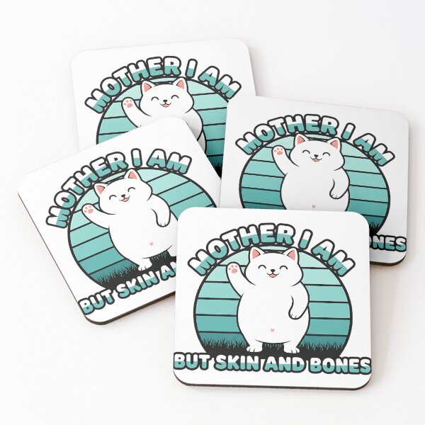 Item preview, skin and bones cat mom funny feline art designed and sold by ArtDesignTp.