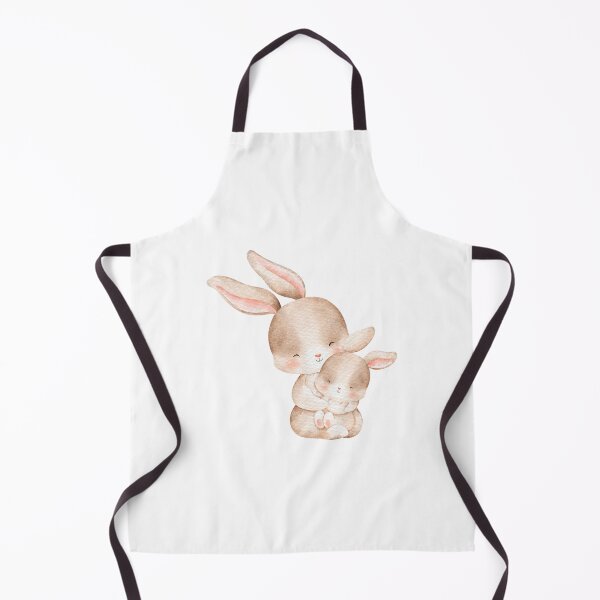 Item preview, Watercolor Mother and Baby Rabbit - Adorable Spring Bunny Gift designed and sold by FuzionRaptor.