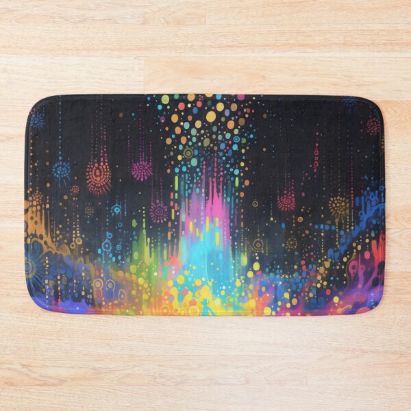 Item preview, Surreal Rainbow Waterfall Psychedelic Portal Art designed and sold by LuminousFoundry.