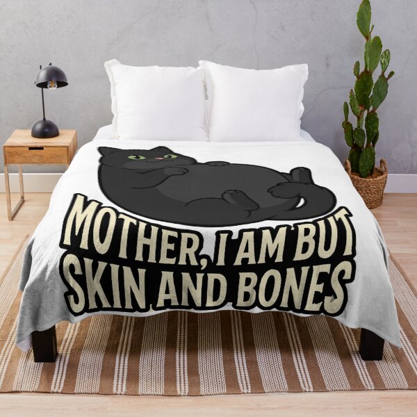Item preview, funny cat mom skinny bones humor graphic designed and sold by ArtDesignTp.