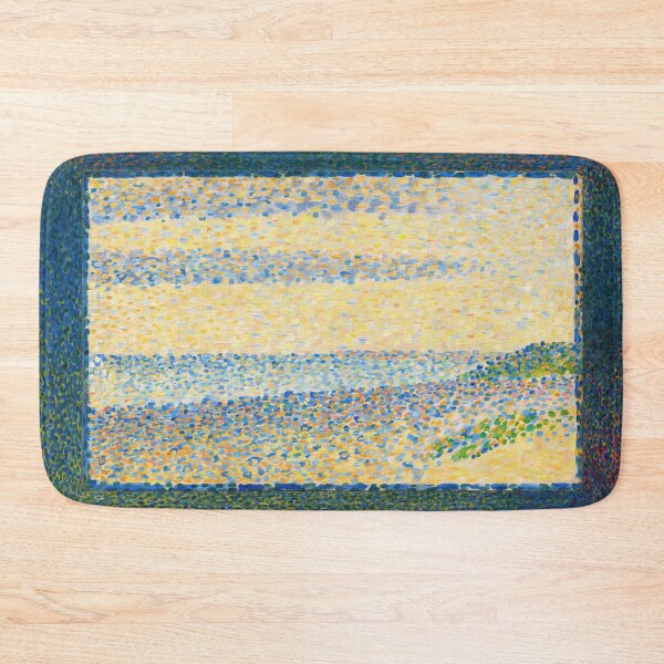 Item preview, Seascape Gravelines by Georges Seurat: Neo Impressionist Pointillist Coastal Poster designed and sold by artofuniverse.