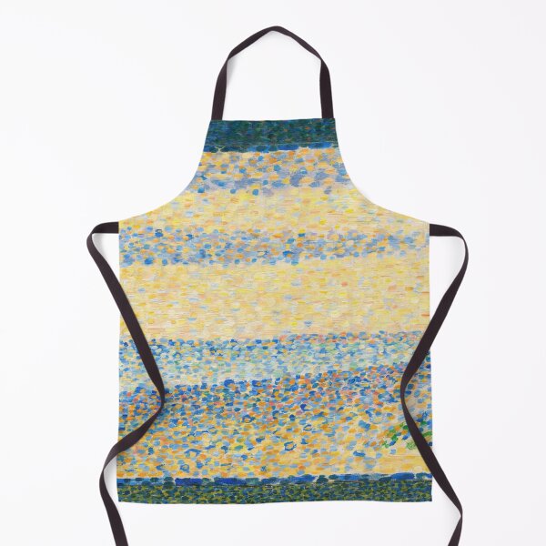 Item preview, Seascape Gravelines by Georges Seurat: Neo Impressionist Pointillist Coastal Poster designed and sold by artofuniverse.