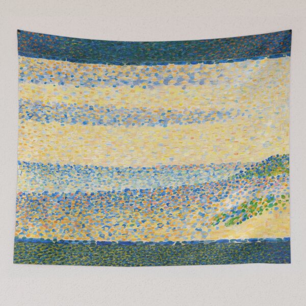 Item preview, Seascape Gravelines by Georges Seurat: Neo Impressionist Pointillist Coastal Poster designed and sold by artofuniverse.