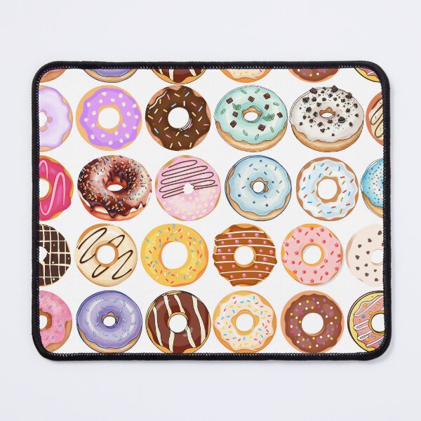 Item preview, Colorful Donut Pattern Sweet Dessert Illustration designed and sold by Cutethings3.