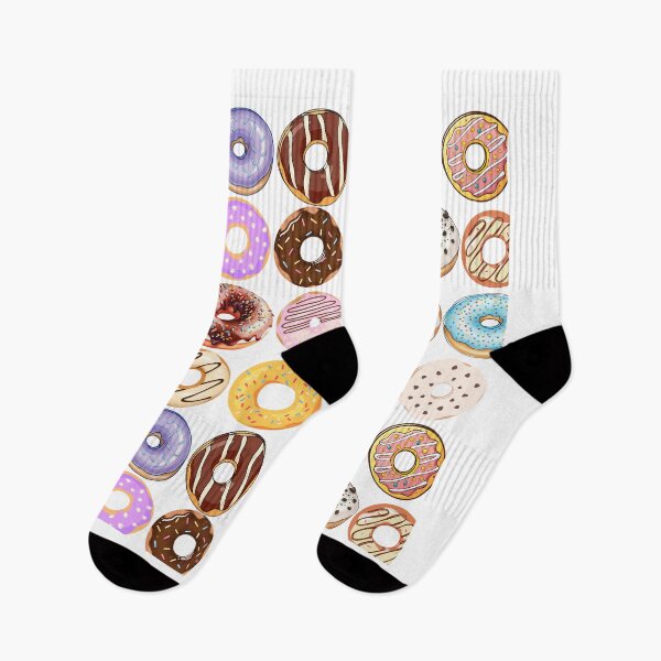Item preview, Colorful Donut Pattern Sweet Dessert Illustration designed and sold by Cutethings3.