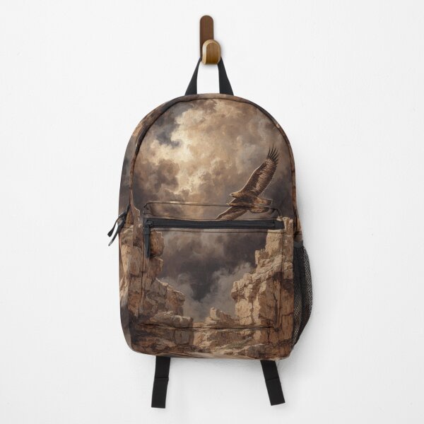 Item preview, A powerful Golden Eagle descending toward rocky cliffs, Birds in Motion designed and sold by CDC40.