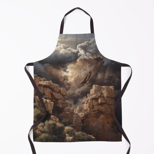 Item preview, A powerful Golden Eagle descending toward rocky cliffs, Birds in Motion designed and sold by CDC40.