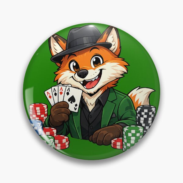 Item preview, Male Fox Poker Player designed and sold by EverydayAnimals.