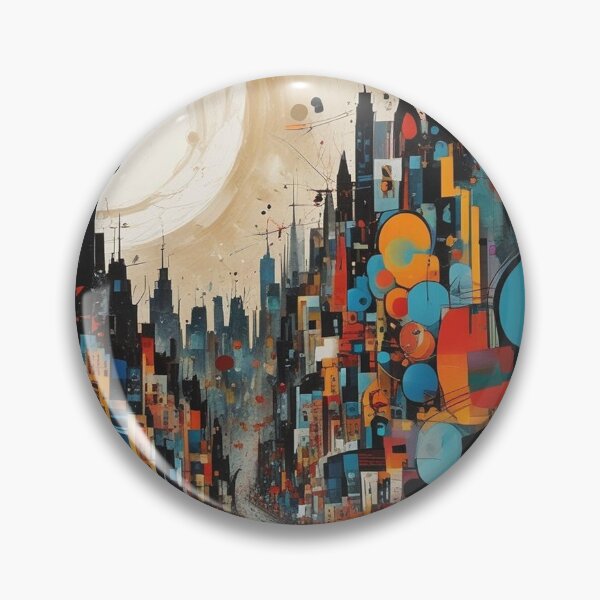 Item preview, Cityscape and, Miro art  designed and sold by Terry Collett.