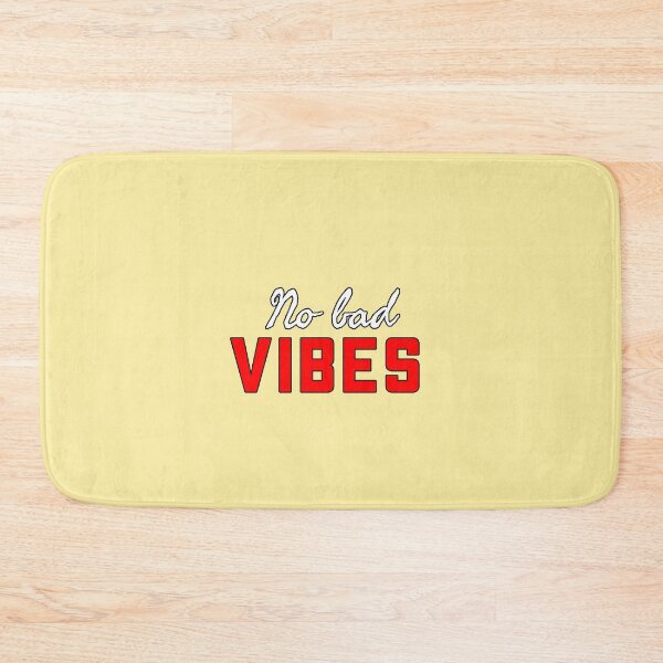 Item preview, No Bad Vibes Positive Phrase Minimalist Aesthetic Design Good Vibes Motivational Gift designed and sold by AstronautMerch.