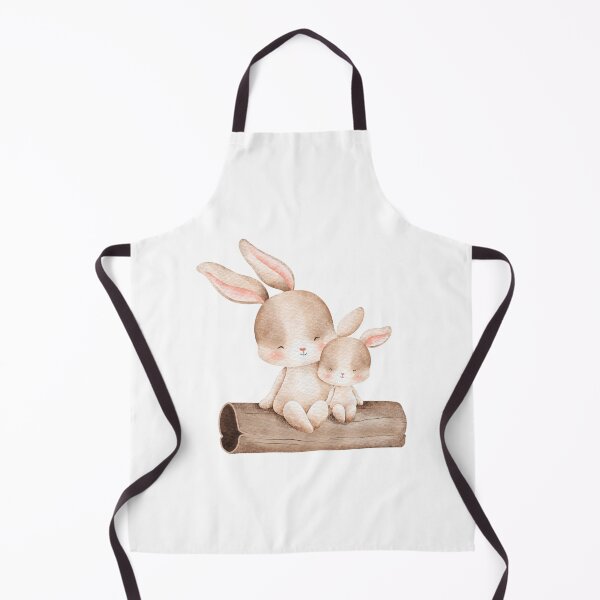 Item preview, Watercolor Mother and Baby Rabbit - Adorable Spring designed and sold by FuzionRaptor.