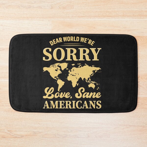 Item preview, Dear World We’re Sorry – Unity World Map Design designed and sold by ZentifyPrints.