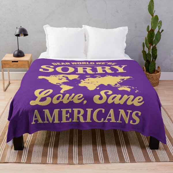 Item preview, Dear World We’re Sorry – Unity World Map Design designed and sold by ZentifyPrints.