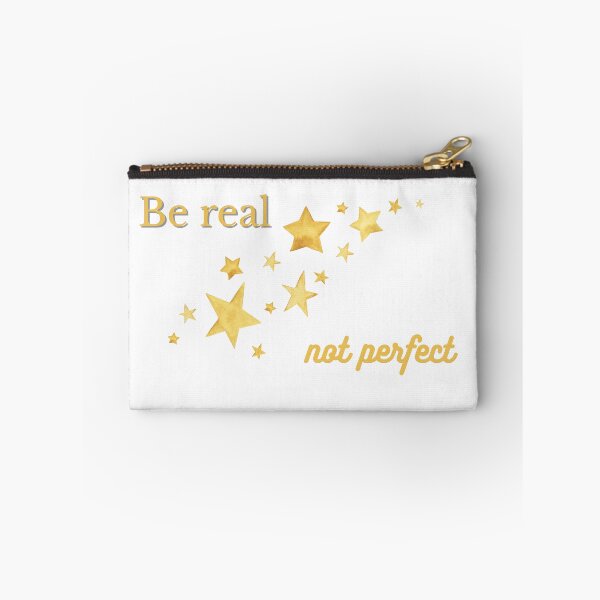 Item preview, Be Real Not Perfect T-shirt for Every Day designed and sold by ZemVibe.