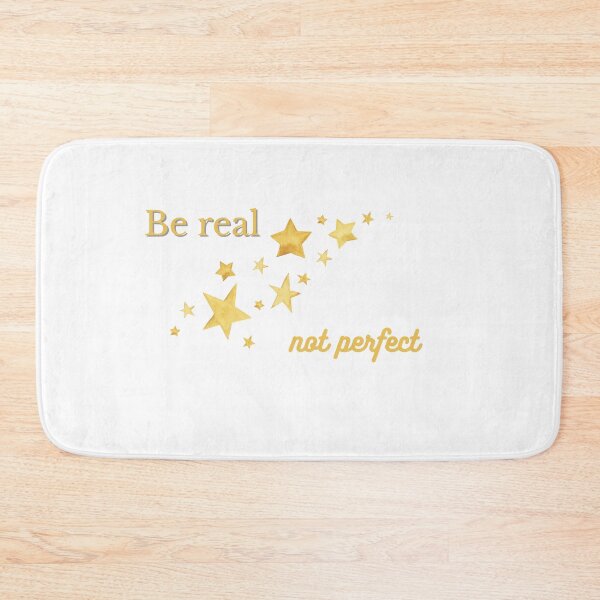 Item preview, Be Real Not Perfect T-shirt for Every Day designed and sold by ZemVibe.