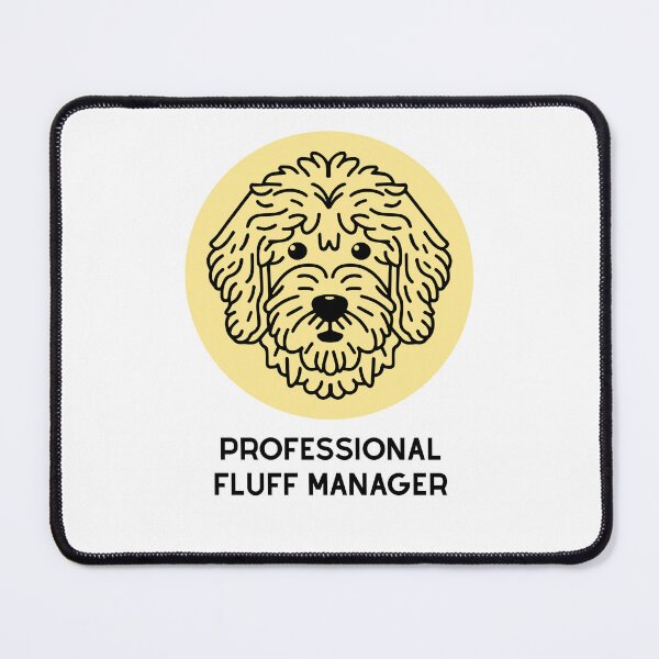 Item preview, Goldendoodle Cute Line Art Design Profesional Fluff Manager designed and sold by PeriwinkleStone.