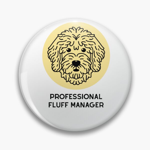 Item preview, Goldendoodle Cute Line Art Design Profesional Fluff Manager designed and sold by PeriwinkleStone.