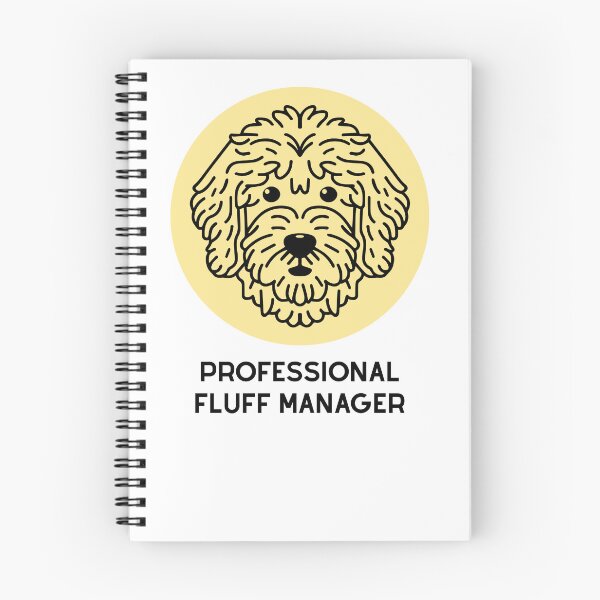 Item preview, Goldendoodle Cute Line Art Design Profesional Fluff Manager designed and sold by PeriwinkleStone.