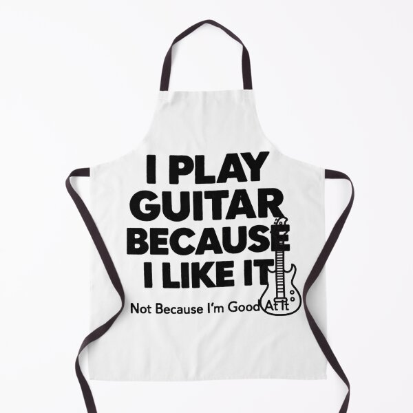 Item preview, I Play Guitar Because I Like It Not Because I'm Good At It T-Shirt designed and sold by MerchlyMike.