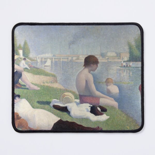 Item preview, Seated Nude by Georges Seurat: Neo Impressionist Pointillist Fine Art Poster designed and sold by artofuniverse.