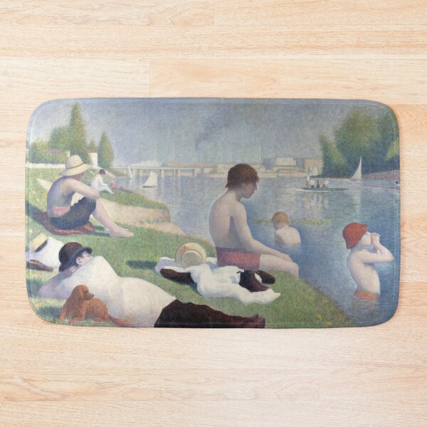 Item preview, Seated Nude by Georges Seurat: Neo Impressionist Pointillist Fine Art Poster designed and sold by artofuniverse.